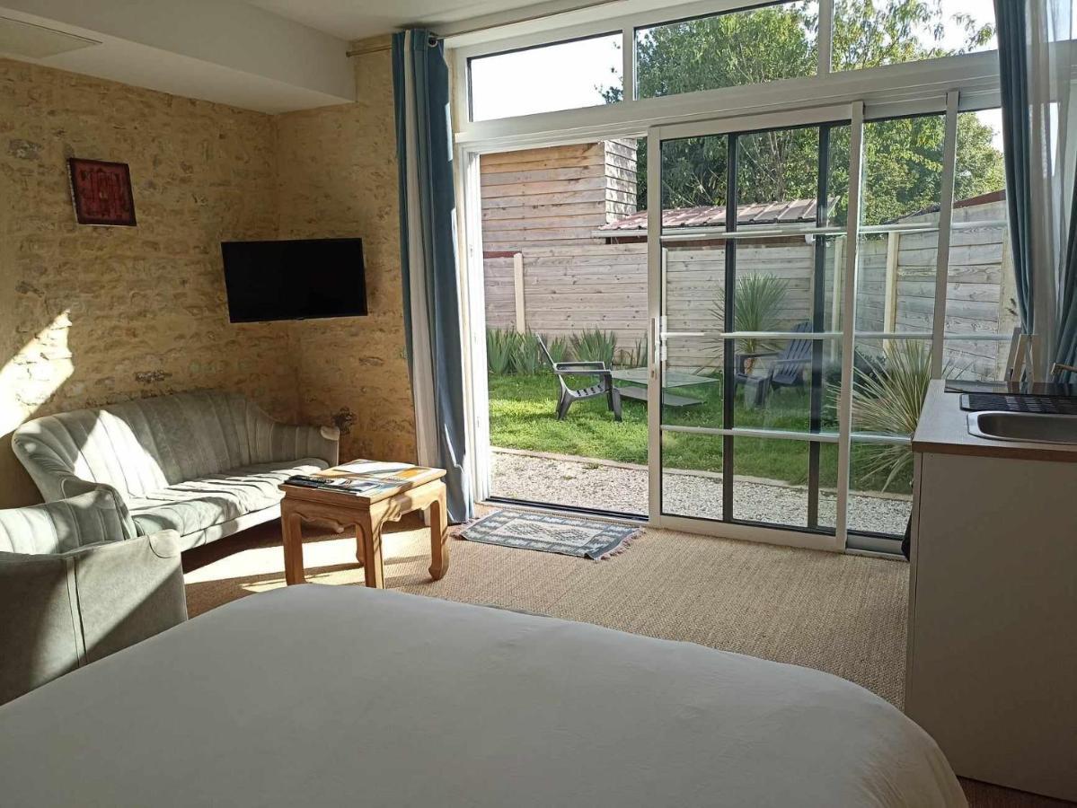 Studio Vargas Avec Jardin - Omaha Beach Colleville-sur-Mer Exterior foto